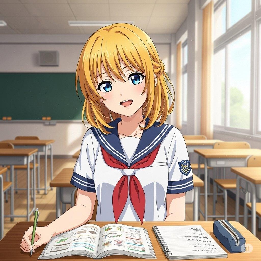 セーラー服にしてみた