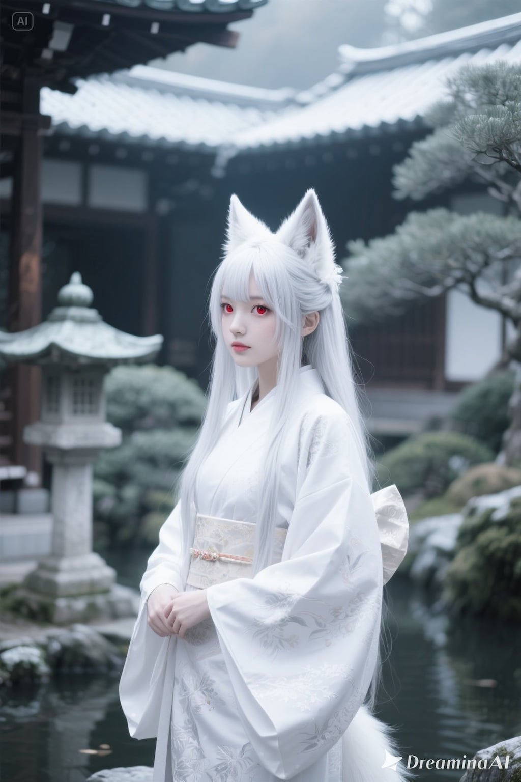 【実写風？】キツネの御神体様？