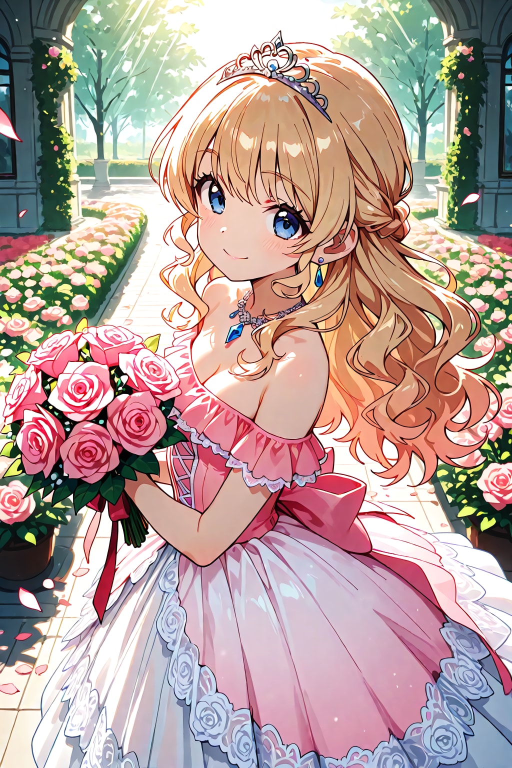王女と薔薇