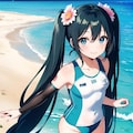 初音ミク（黒髪） 3枚目