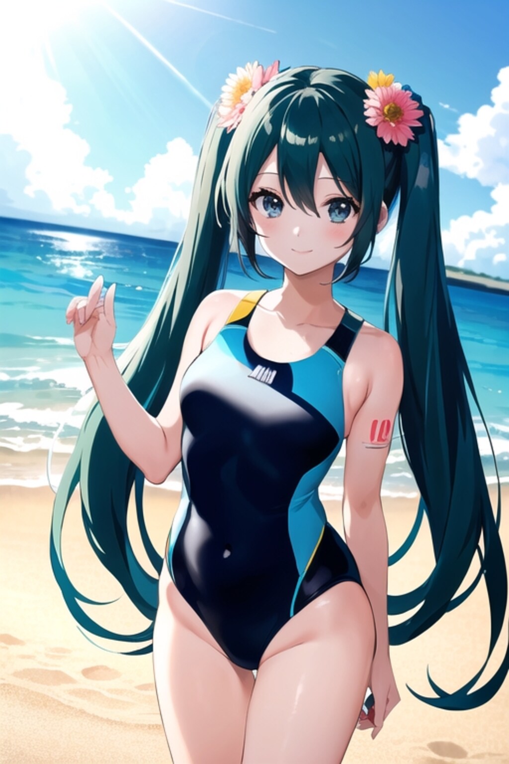 初音ミク（黒髪）