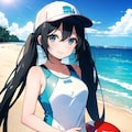 初音ミク（黒髪） 2枚目