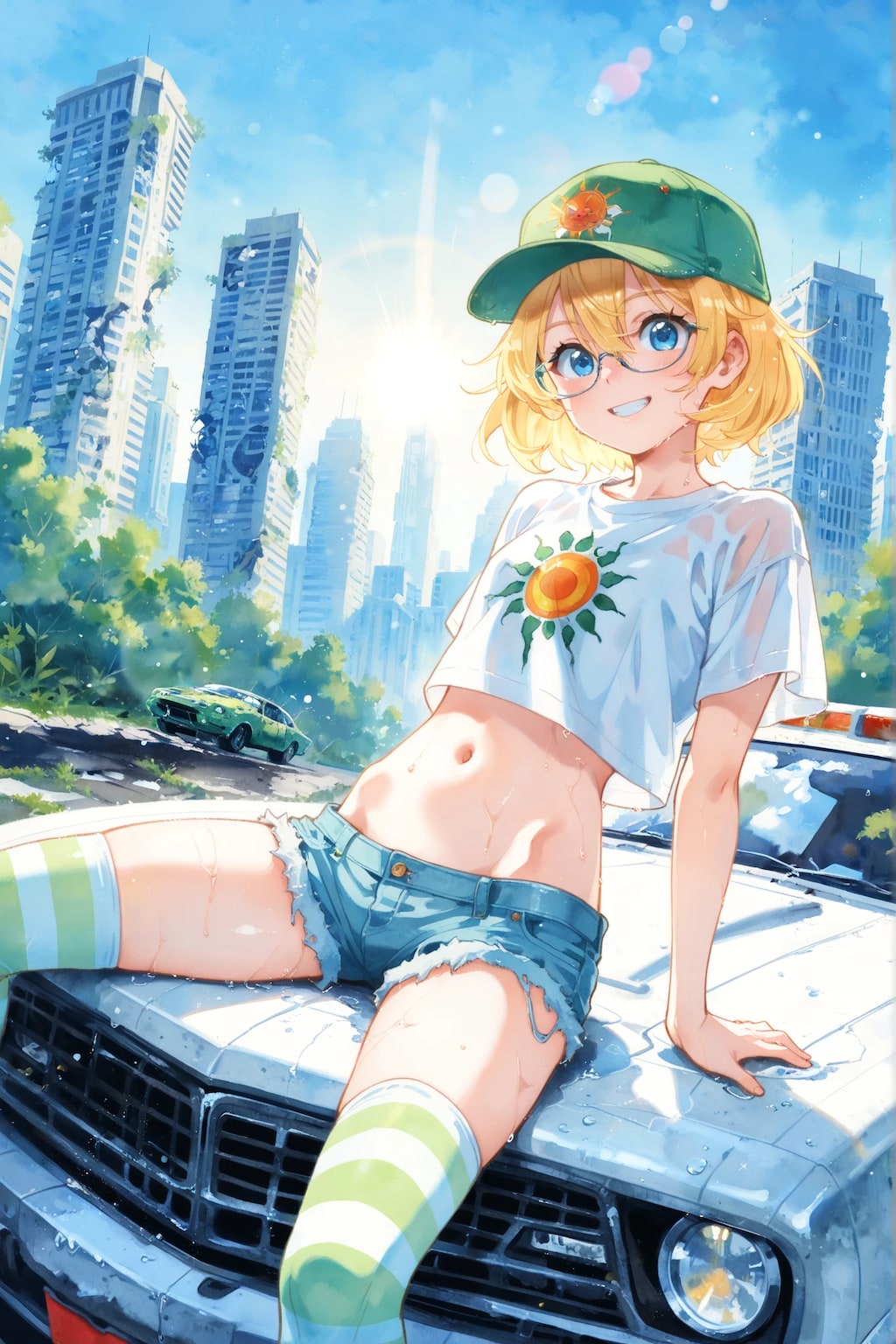 終末も夏は暑い