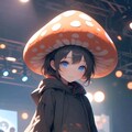 恐怖!キノコ人間の主演をつとめる小さな女の子 2枚目