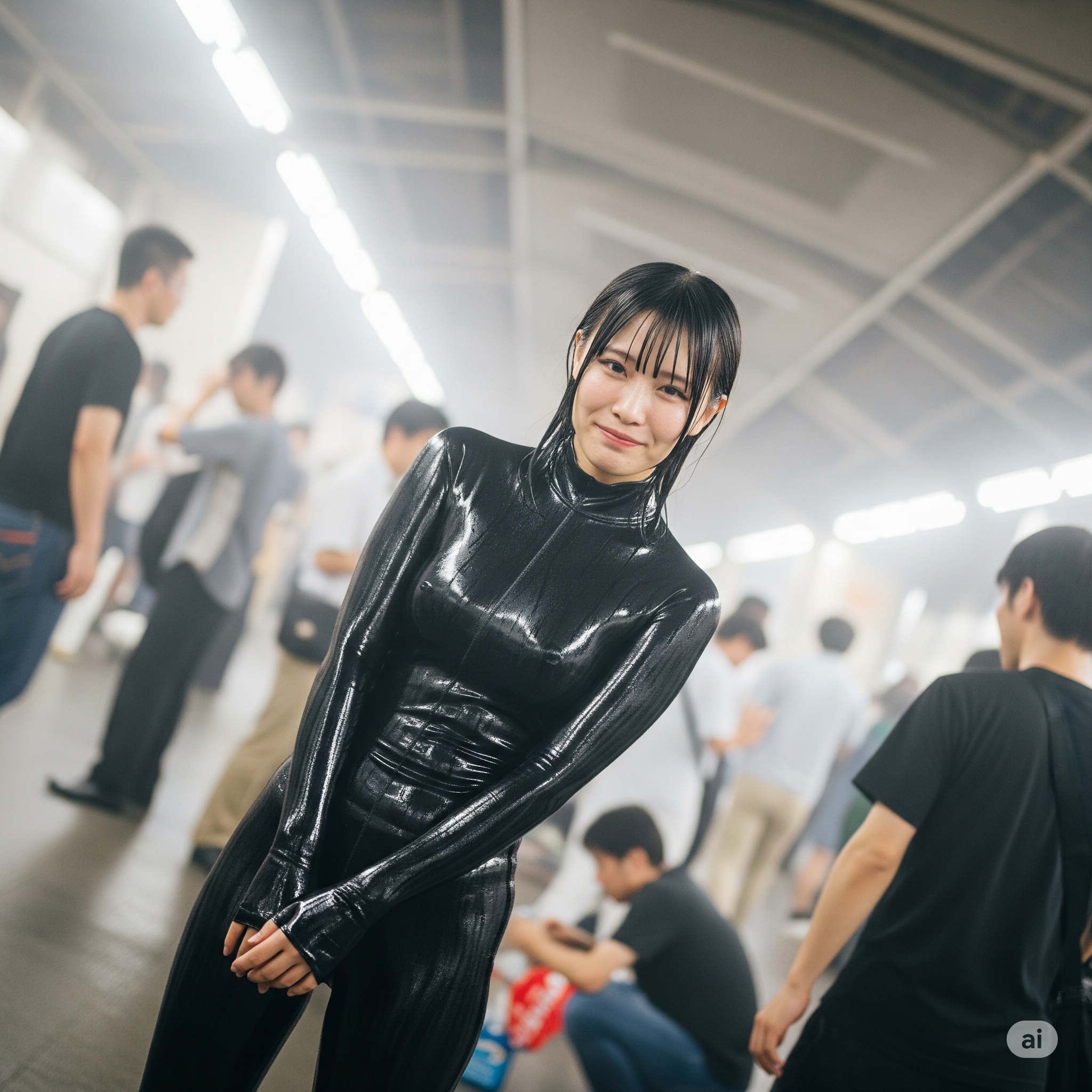 ぴっちりフェス撮影会にて | の人気AIイラスト・グラビア