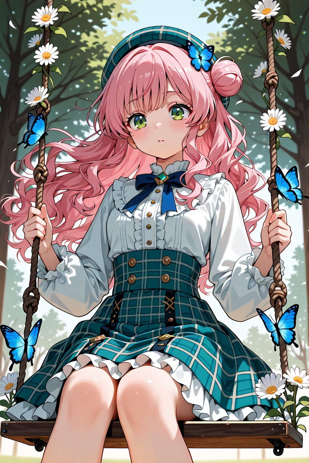 MOKAこまちゃん×お花のブランコ