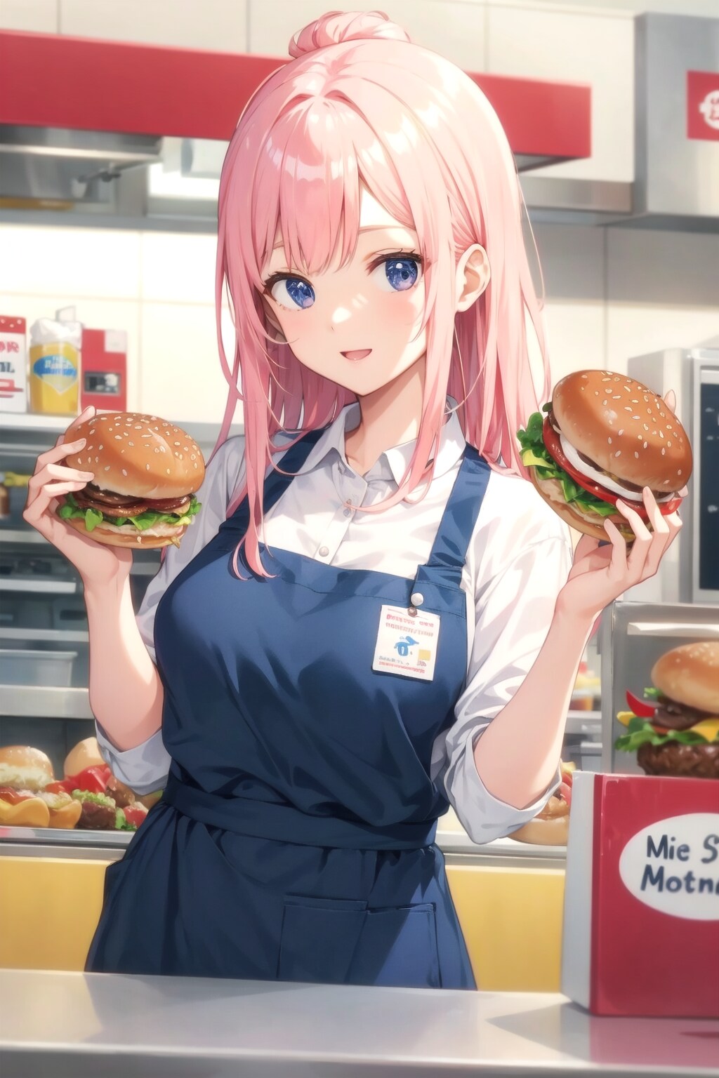 ハンバーガーショップ店員