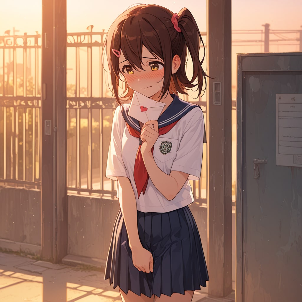 春日未来ちゃんとラブレター