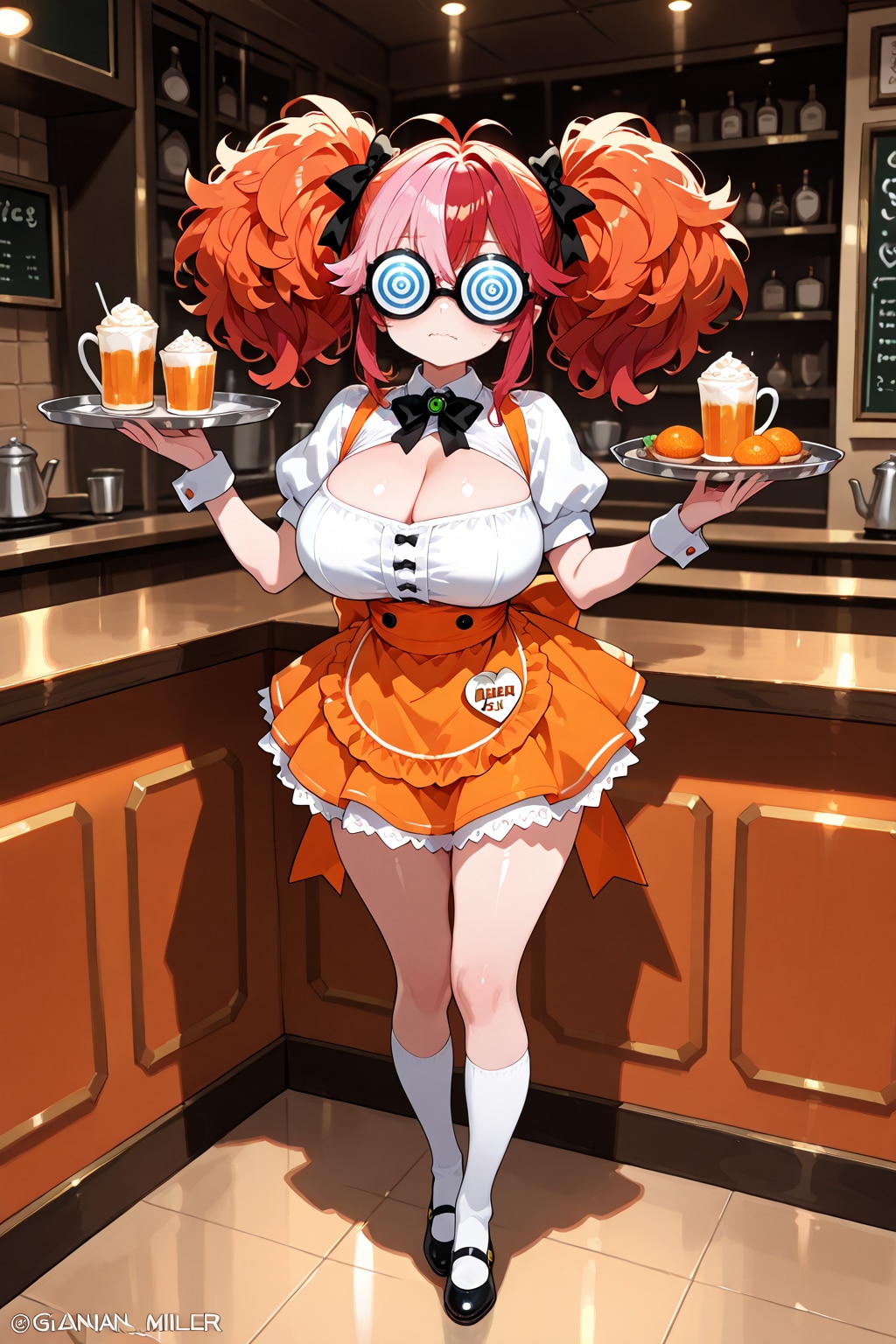 謎のウェイトレスさん