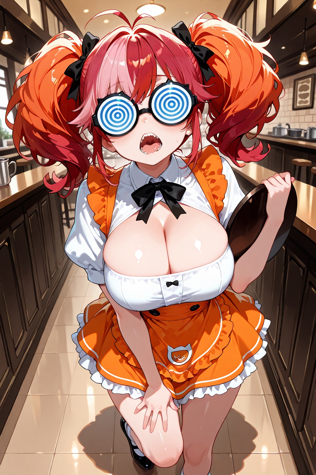 謎のウェイトレスさん