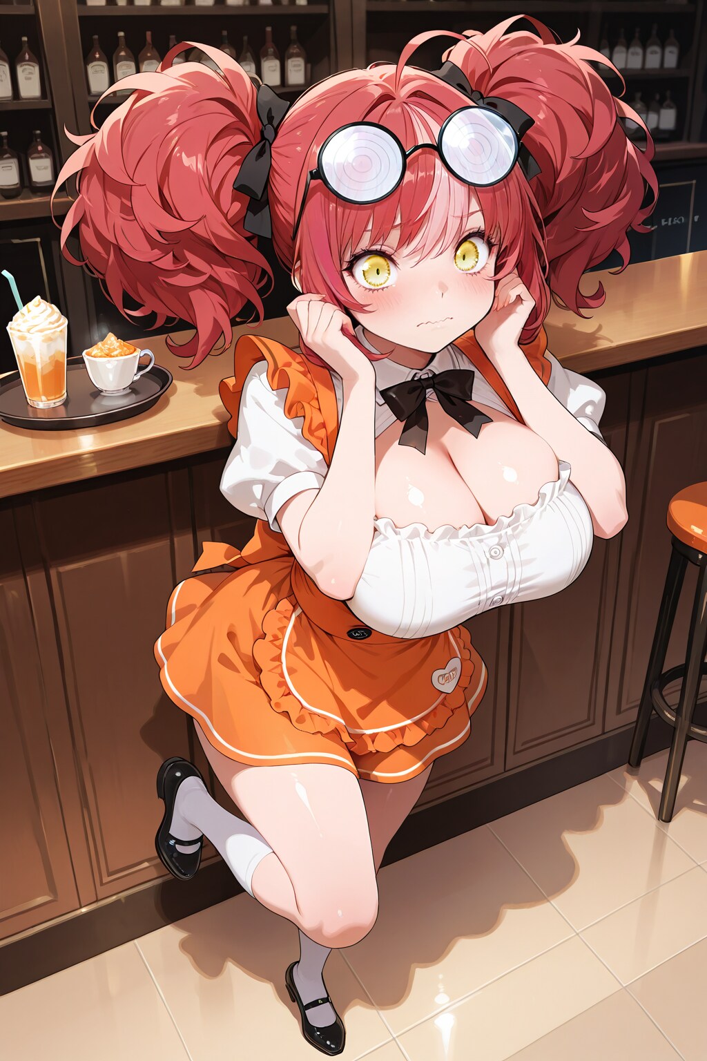 謎のウェイトレスさん