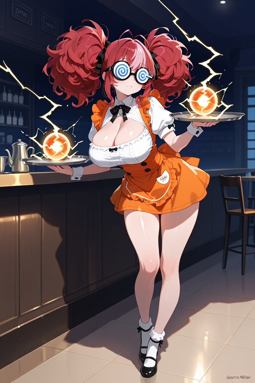 謎のウェイトレスさん