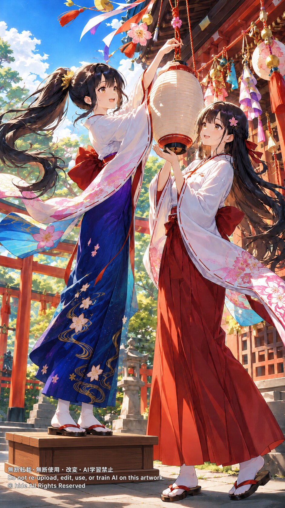 🏮 二人で夏支度 | の人気AIイラスト・グラビア