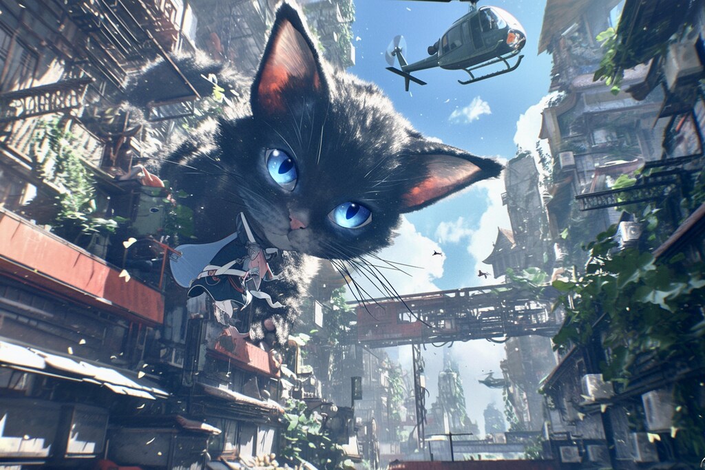 巨大にゃんこあらわる🐾