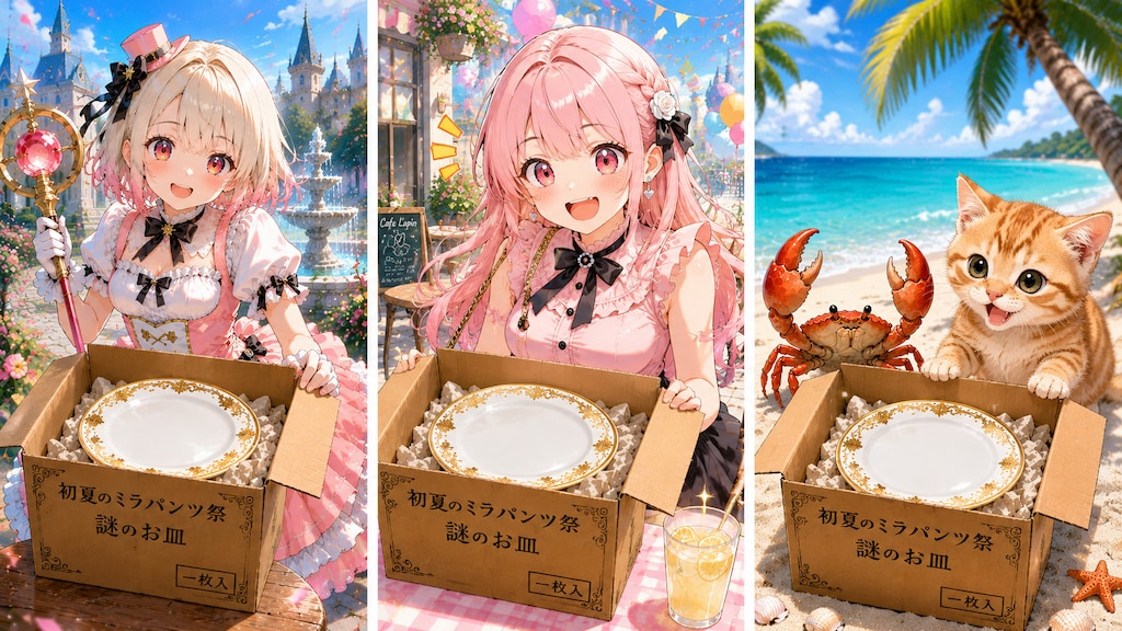 謎のお皿（1枚）が届きました！【その1】