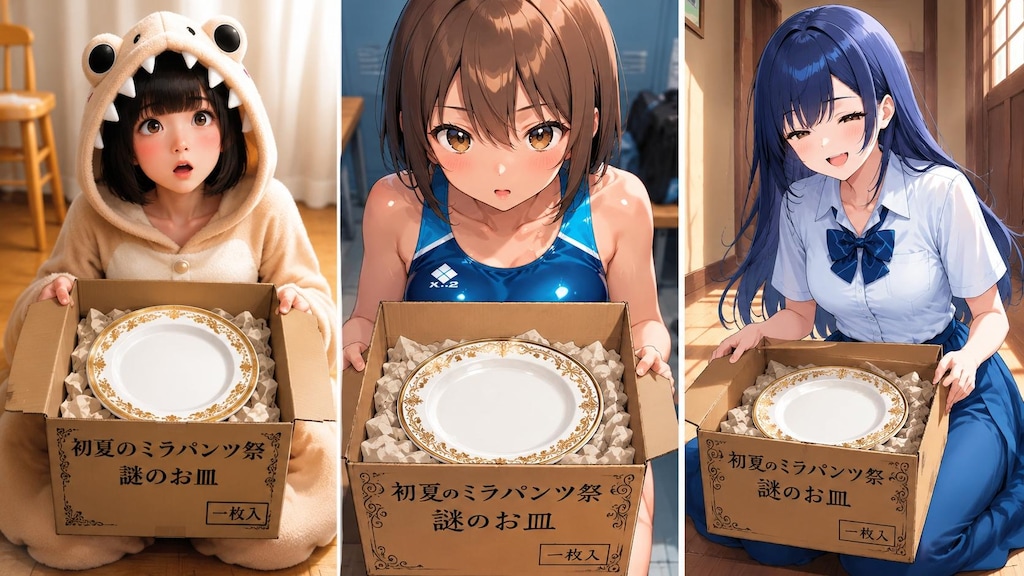 謎のお皿（1枚）が届きました！【その1】