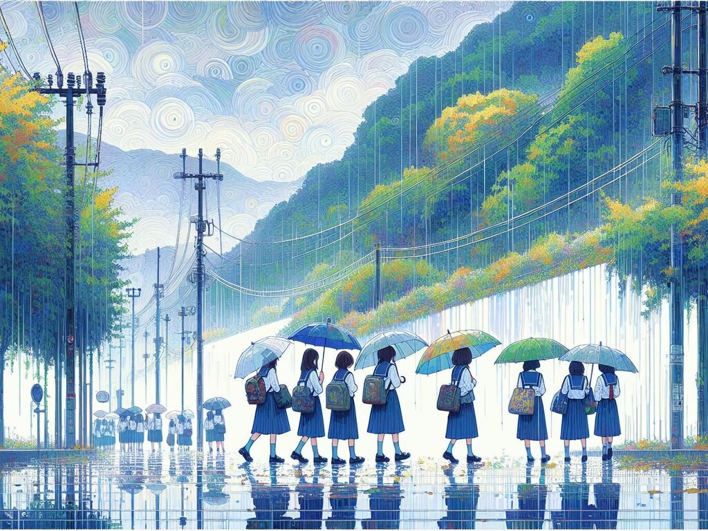 雨 (3枚)