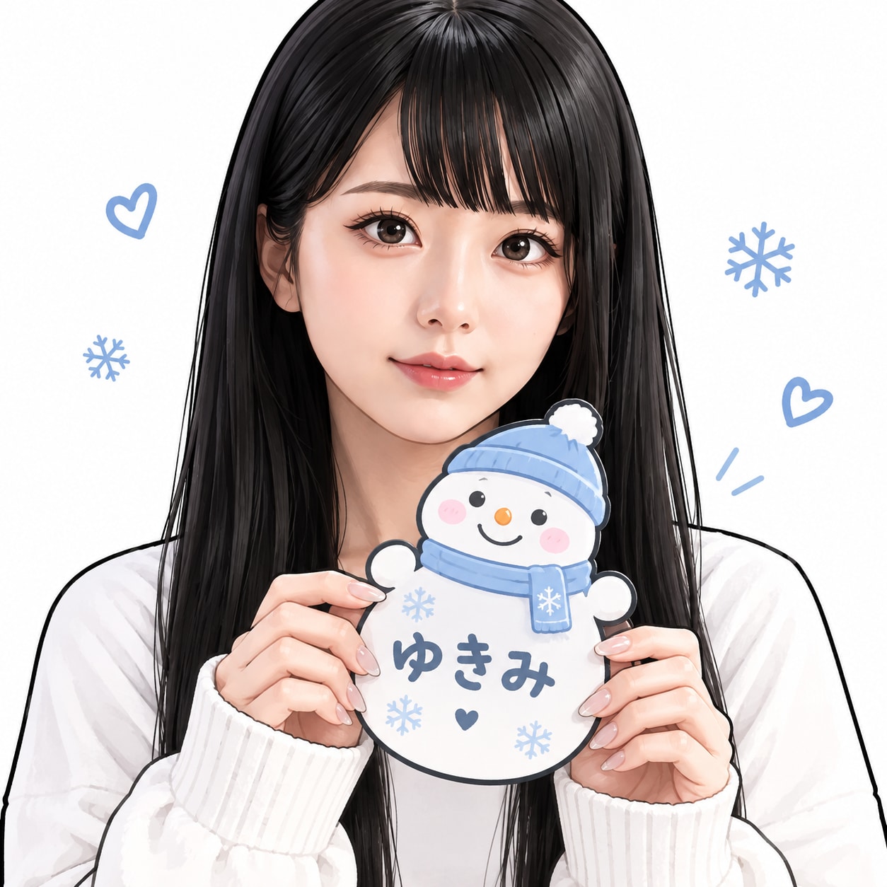 命名：ゆきみちゃん⛄️ | の人気AIイラスト・グラビア
