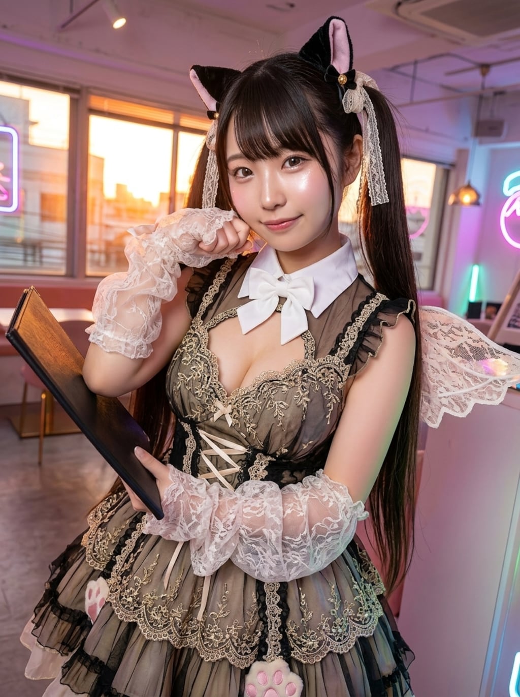 黒ツイにゃん