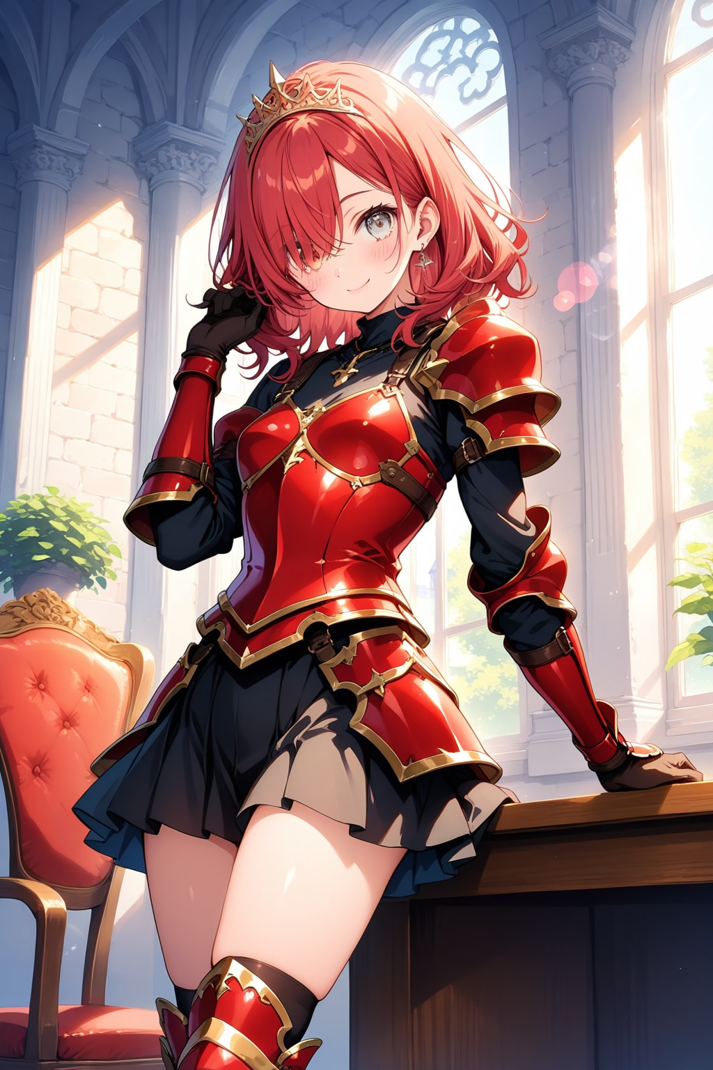 朱色の姫騎士2 | の人気AIイラスト・グラビア