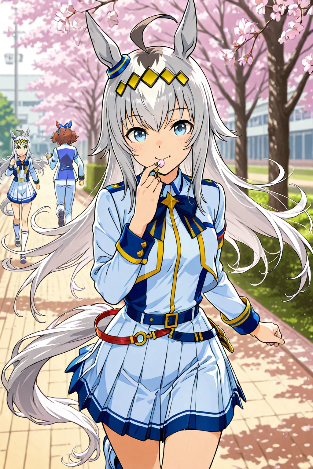 オグリの入学式🐴🌸❤️