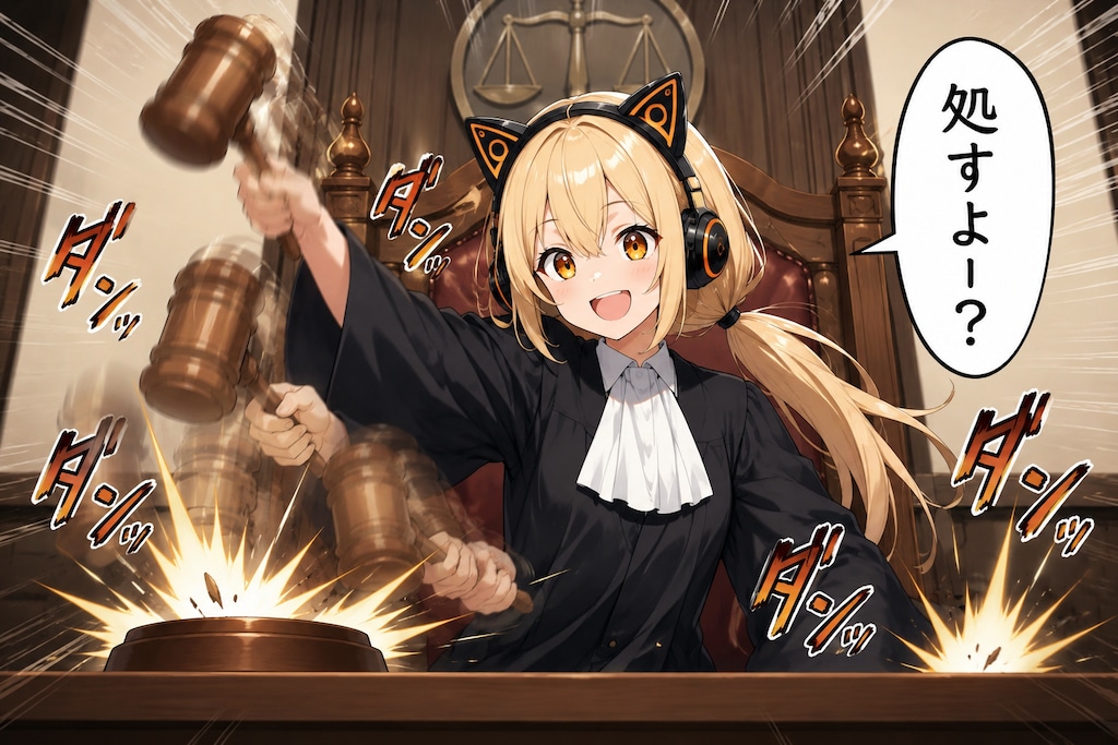 判決を言い渡す