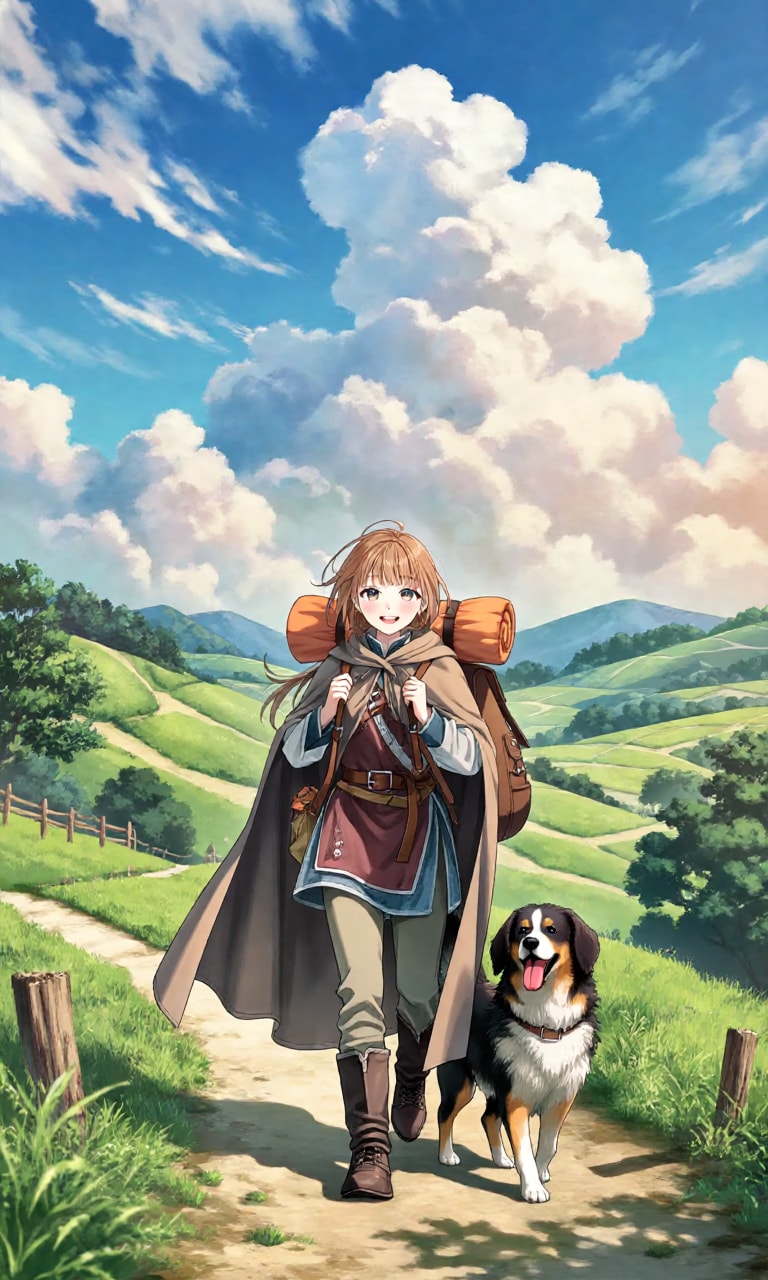 相棒との旅立ち | の人気AIイラスト・グラビア