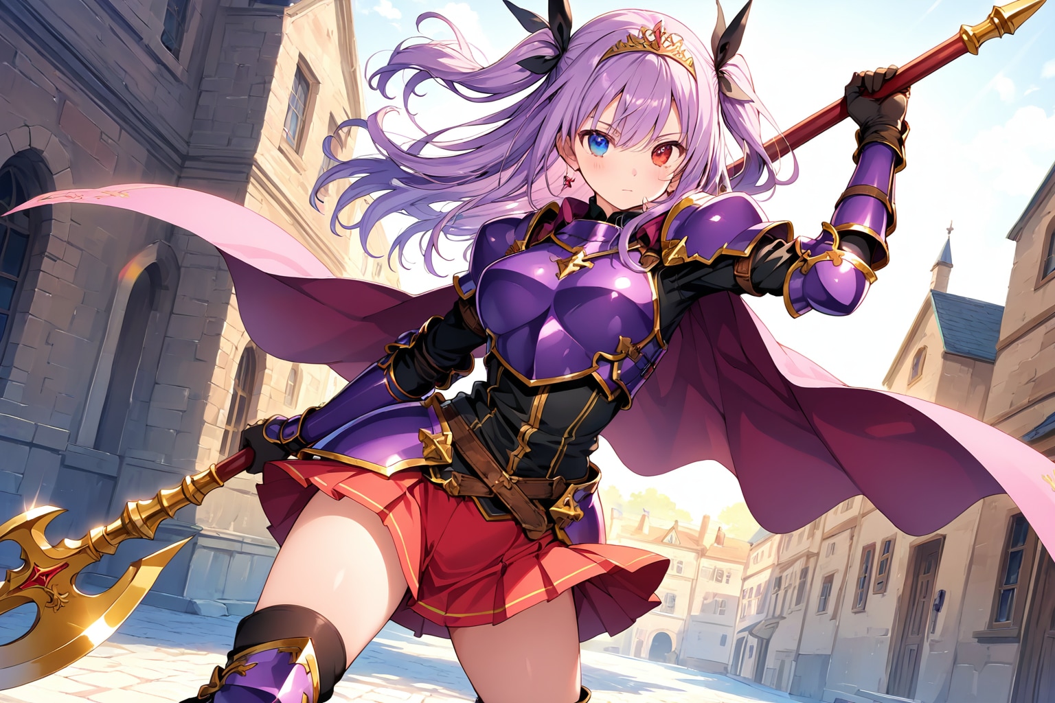 菫色の姫騎士3 | の人気AIイラスト・グラビア