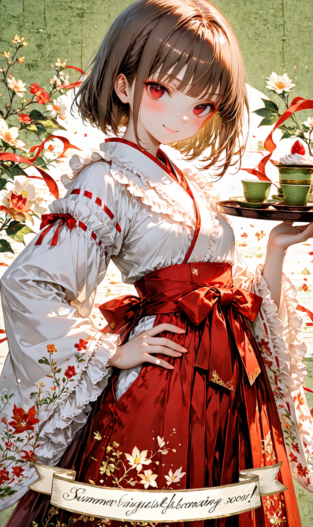 和風喫茶女子