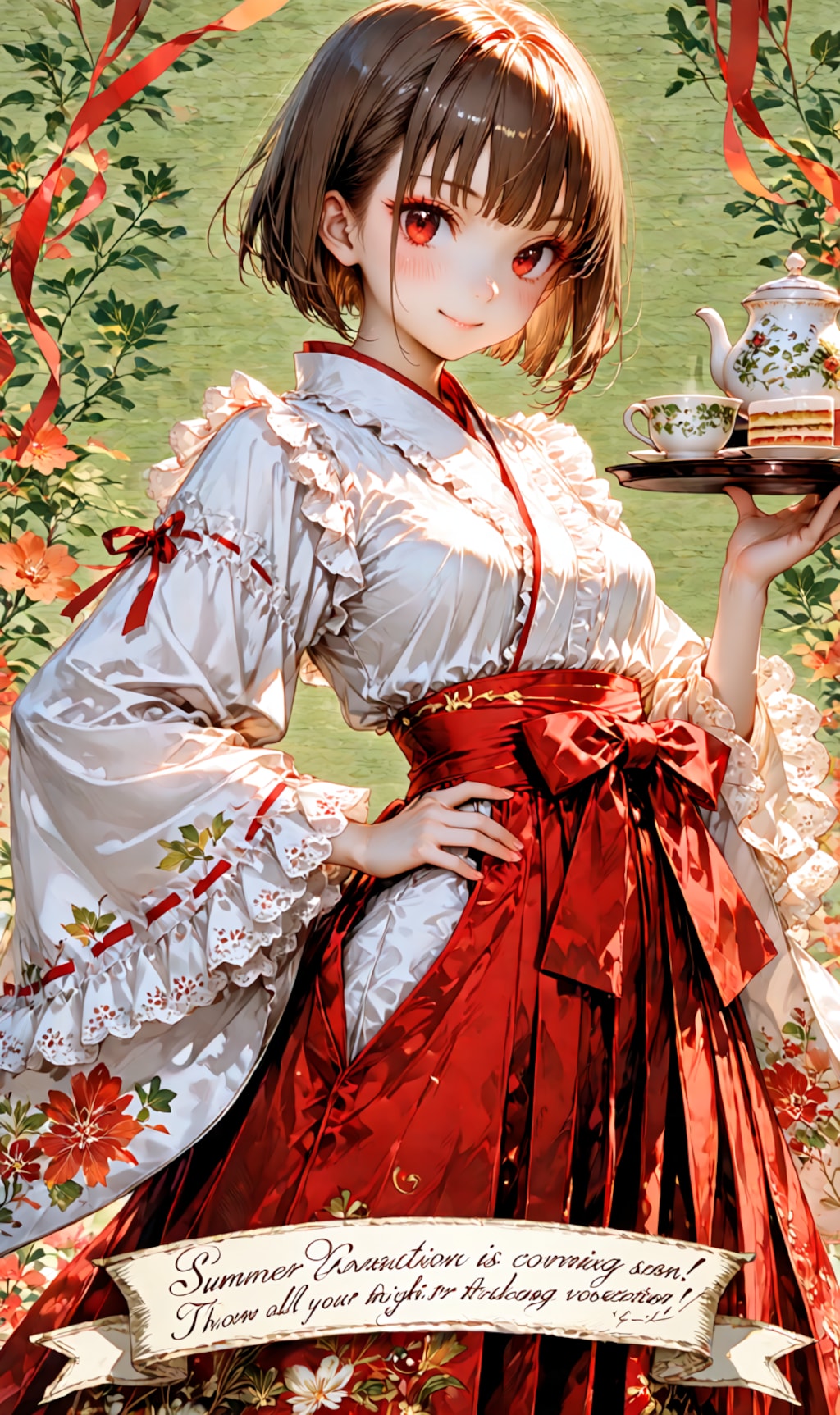 和風喫茶女子