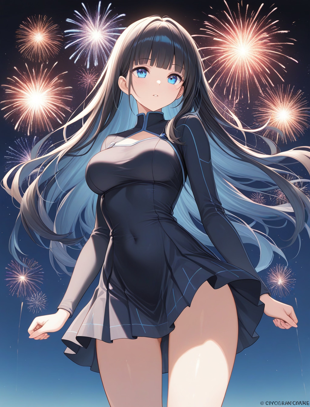 花火ドレス
