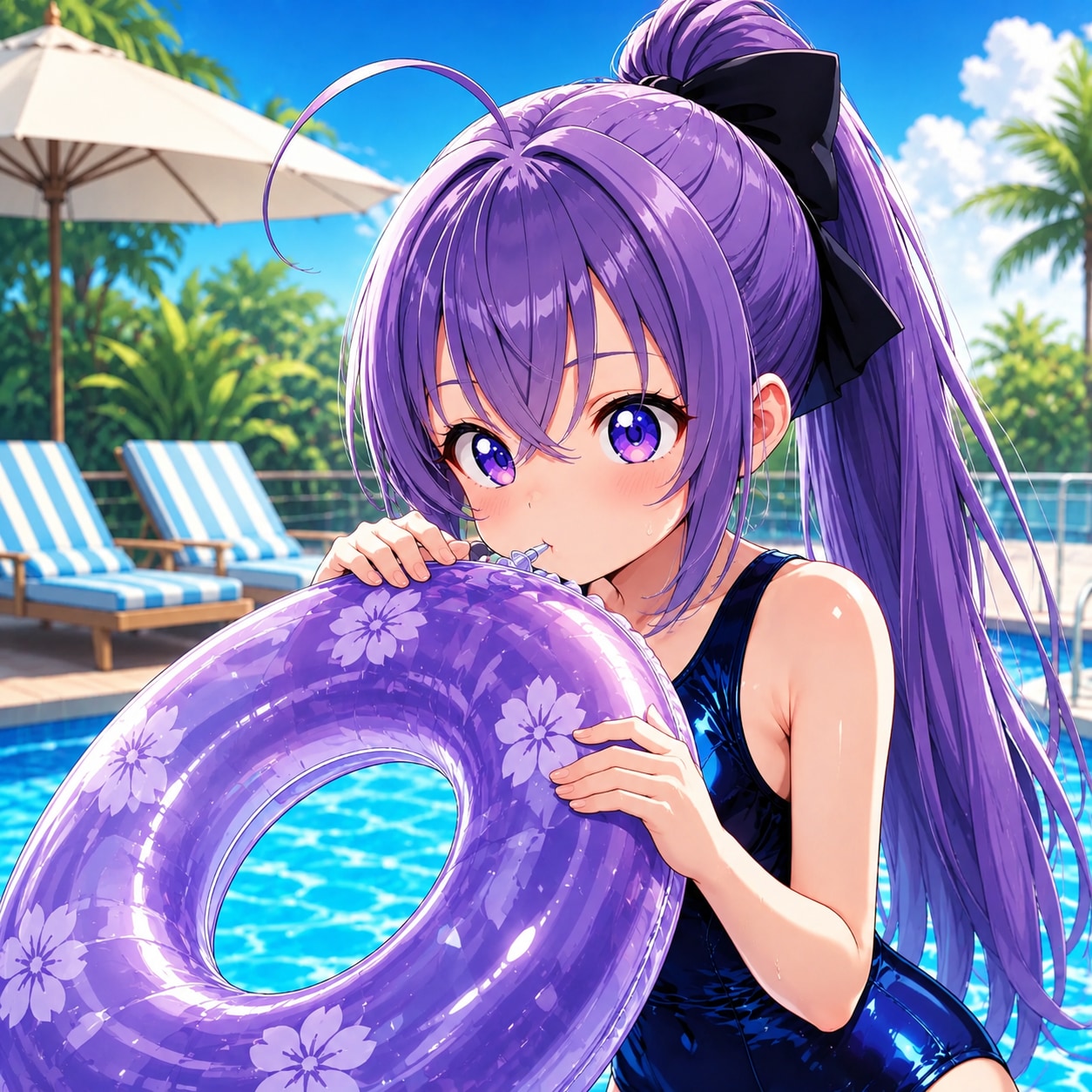 浮き輪とクノイチ