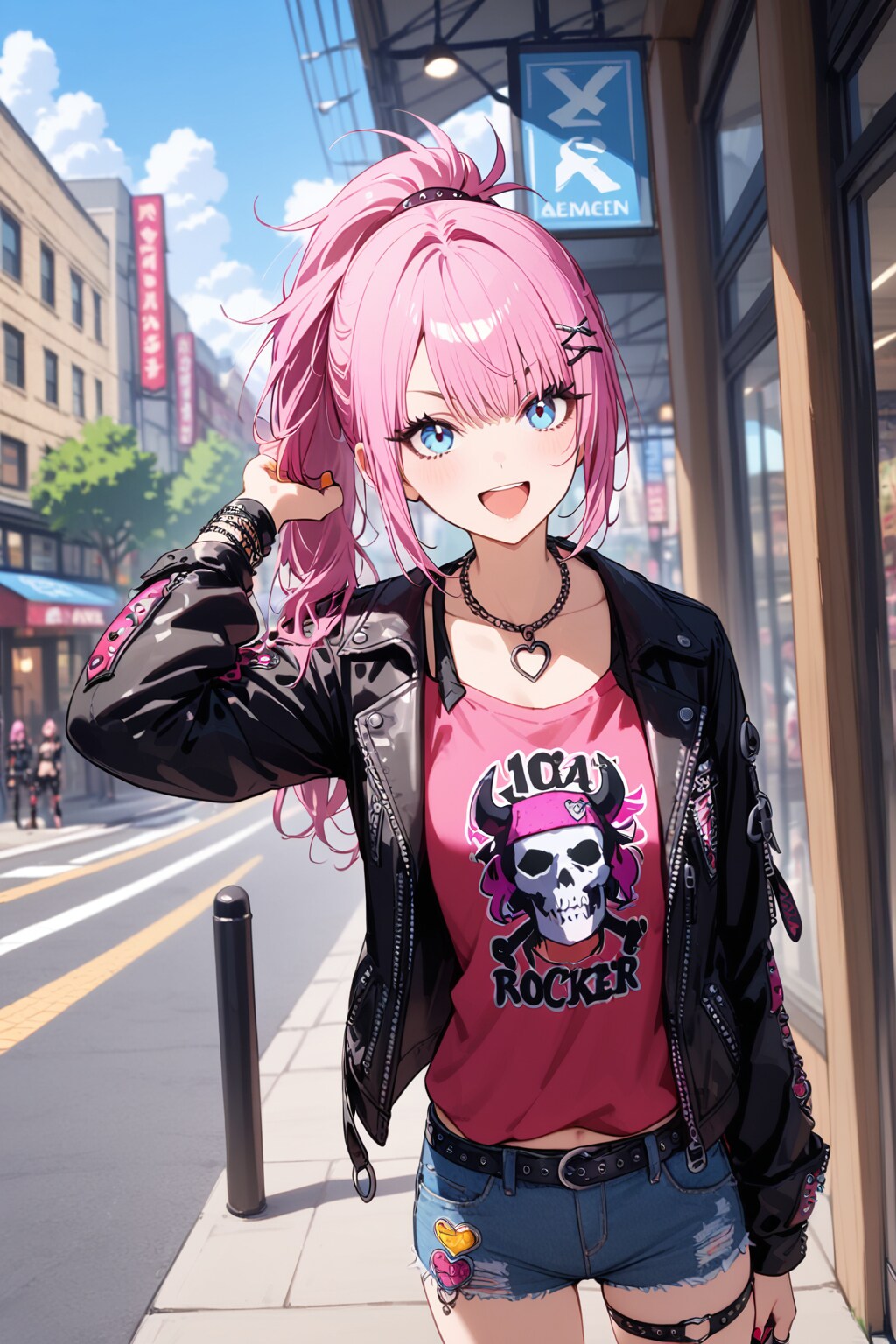 ロック系彼女 | の人気AIイラスト・グラビア