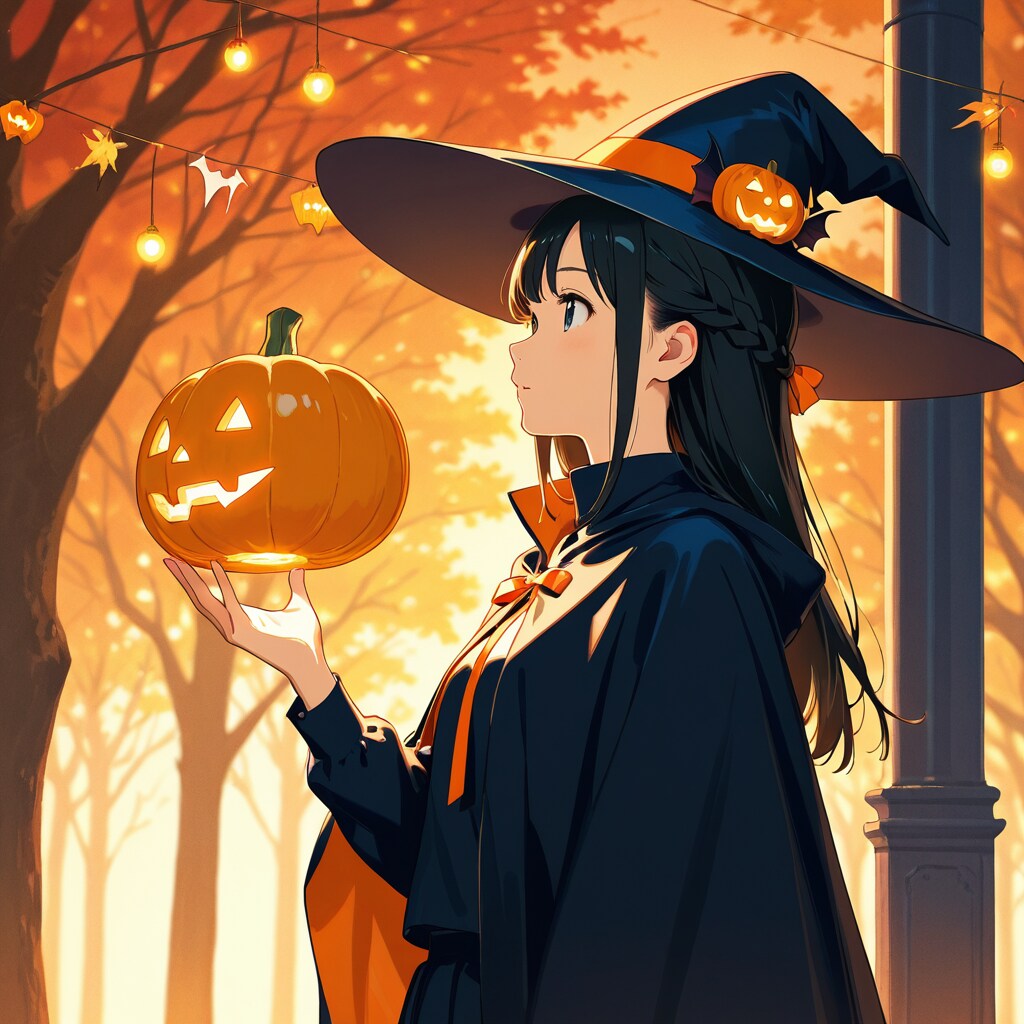 ハロウィンと魔女 | の人気AIイラスト・グラビア