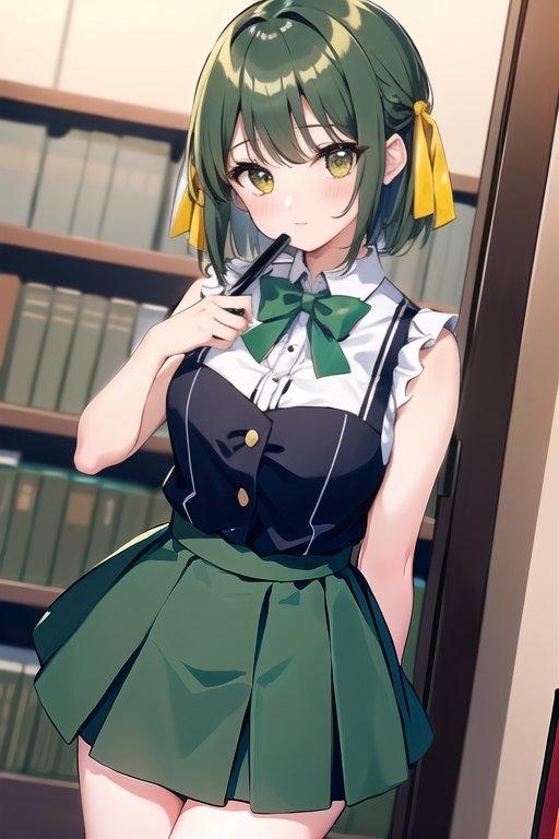 綺麗な書斎アイドル | の人気AIイラスト・グラビア