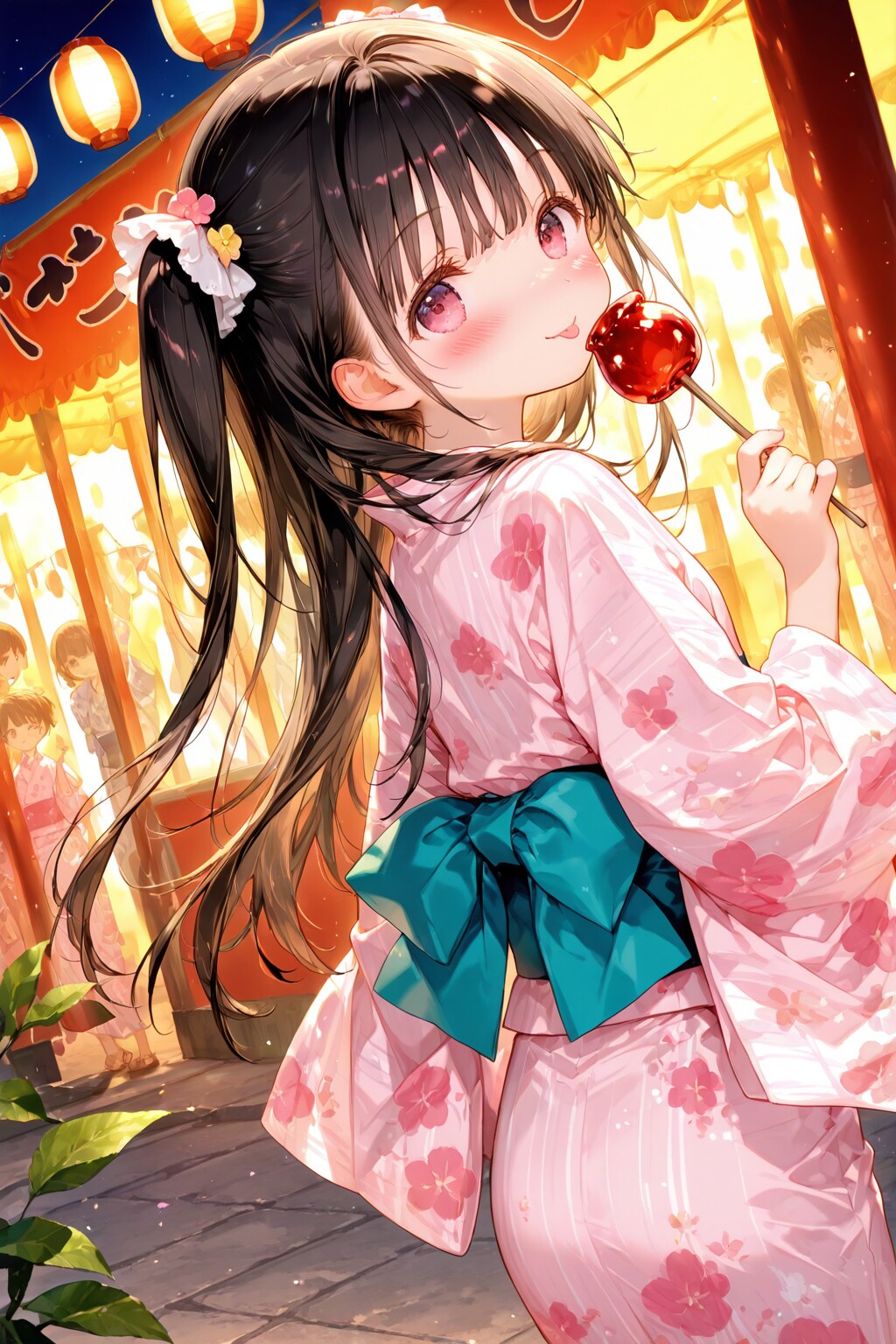 月ちゃんの夏祭り | の人気AIイラスト・グラビア