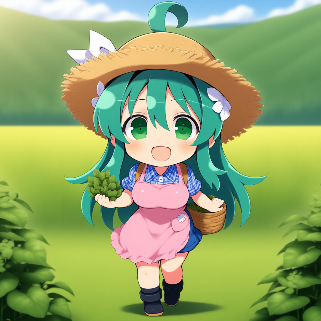 茶摘み日輪