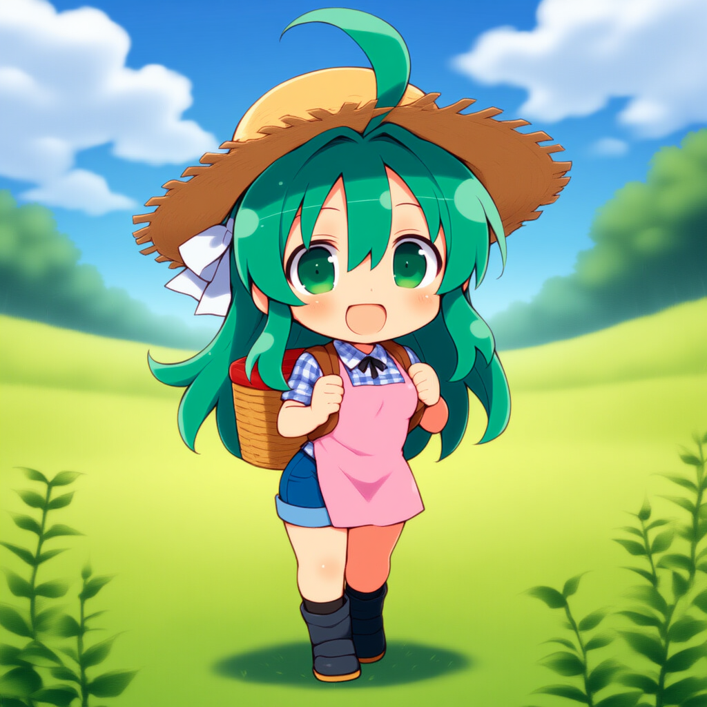 茶摘み日輪