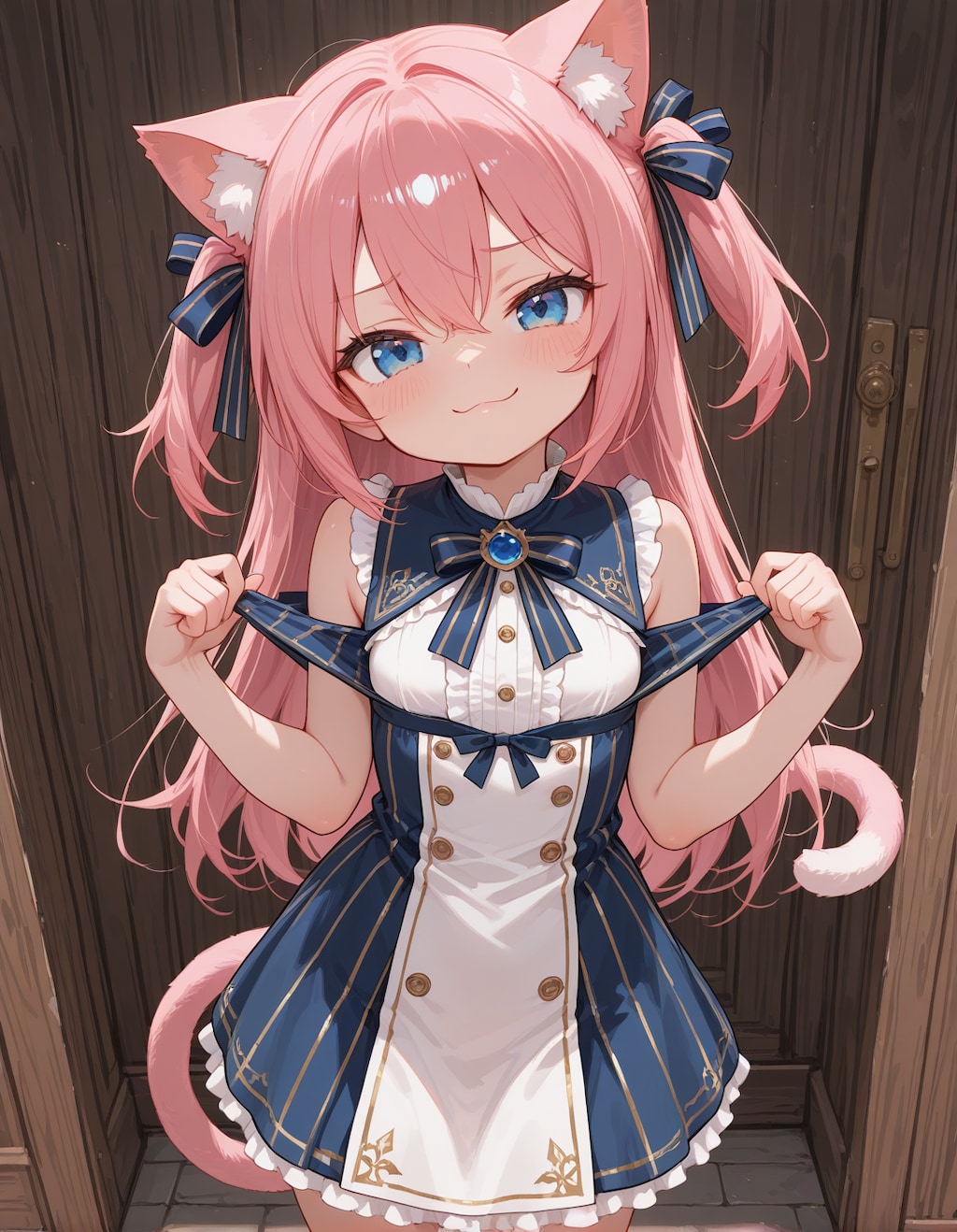 ピンクの猫耳ロリ〜メスガキ風〜(∩´∀`∩)💕