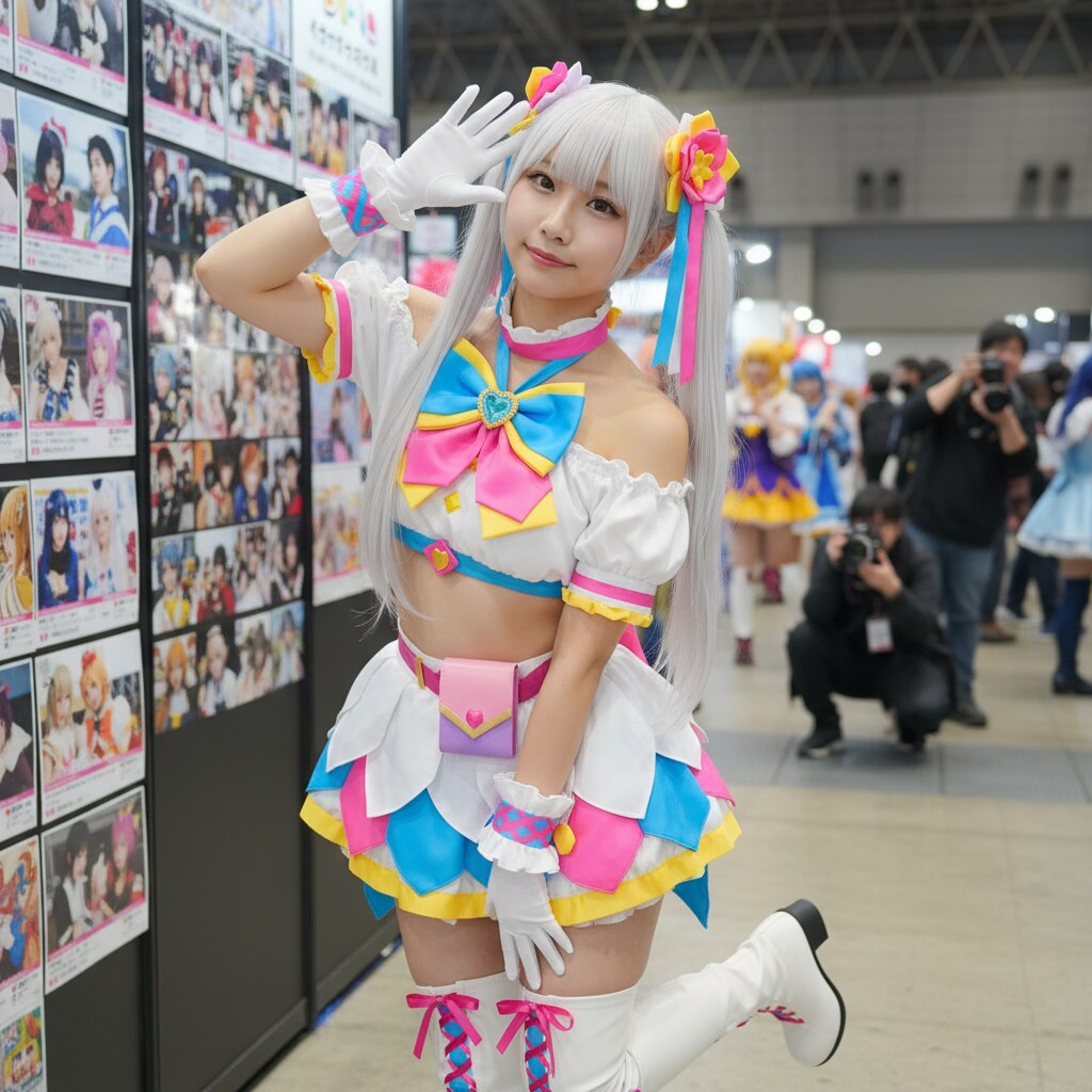 白ツイさん。魔法少女