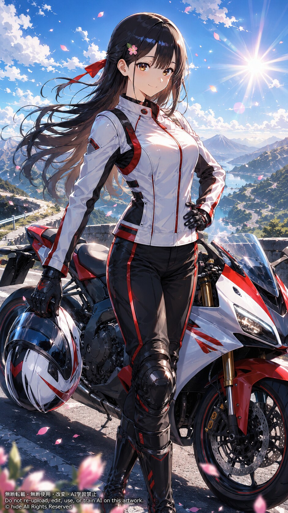 🏍️ 神楽さん、風になる。 | の人気AIイラスト・グラビア
