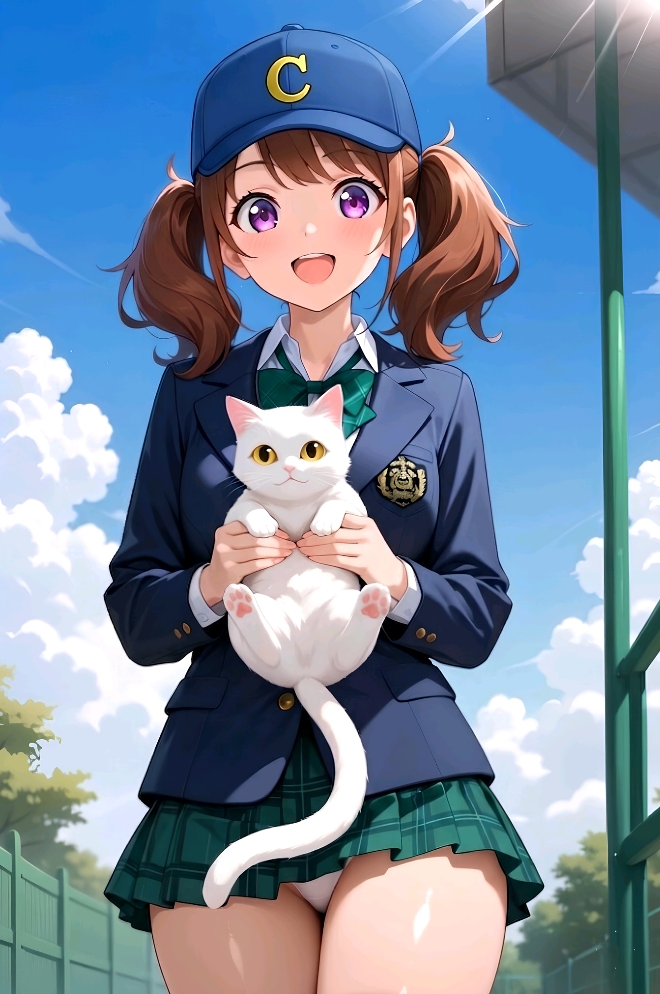 動物好きで明るく少しエッチなヒロイン