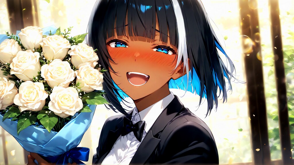 うちの子タキシード