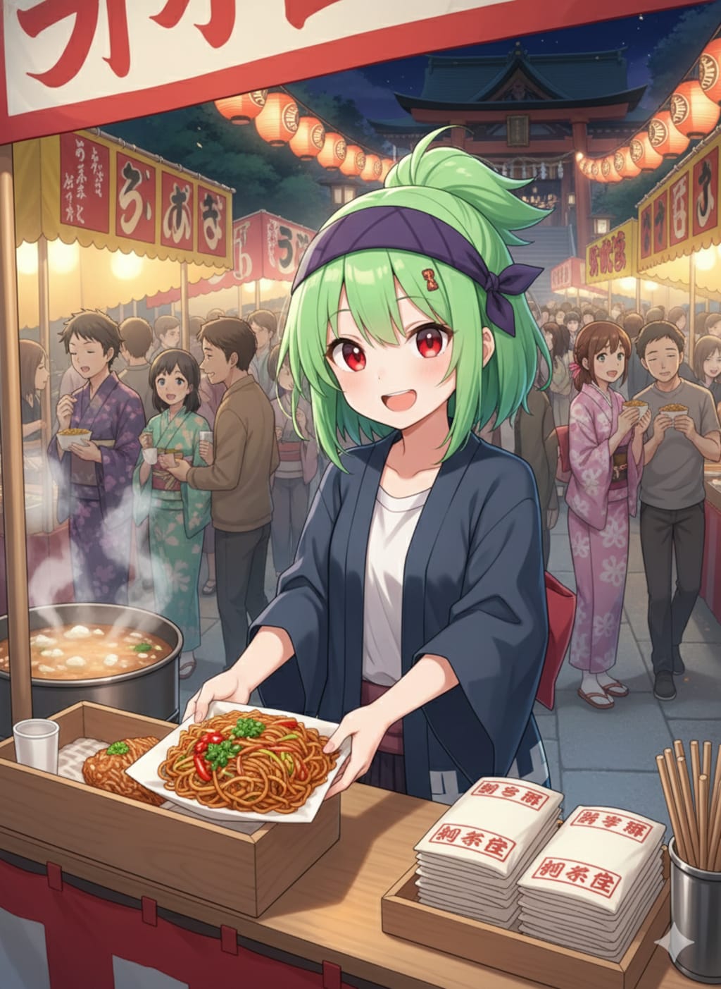 へいおまちー！焼きそば一丁！！