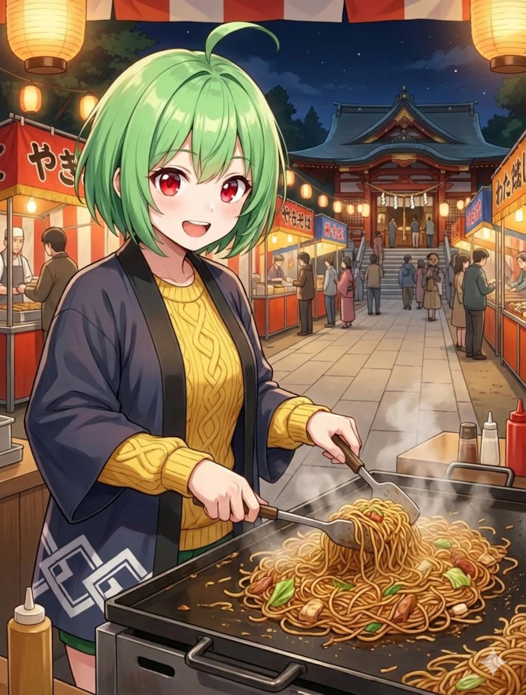 へいおまちー！焼きそば一丁！！