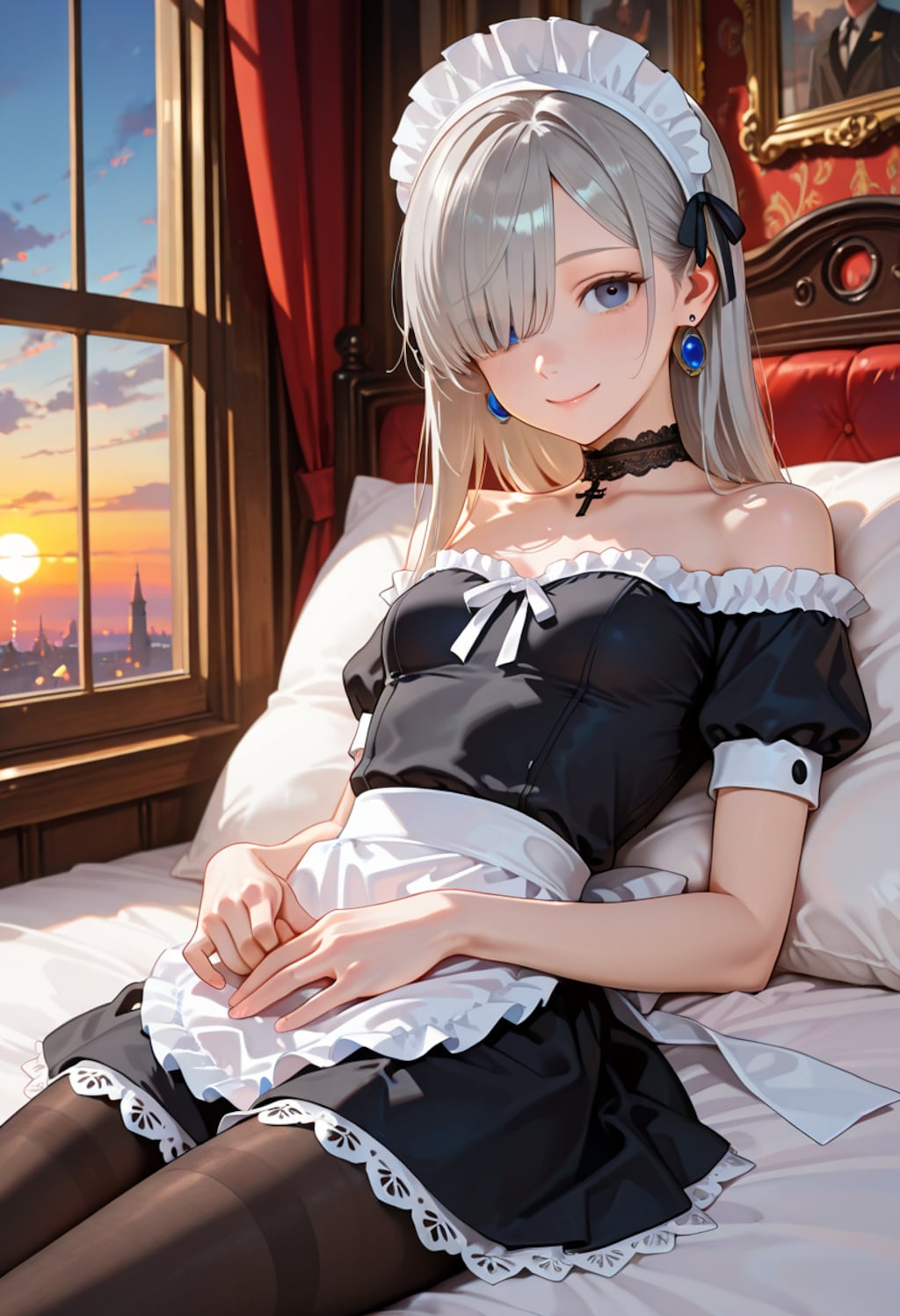 由璃亜 Maid Costume (6)