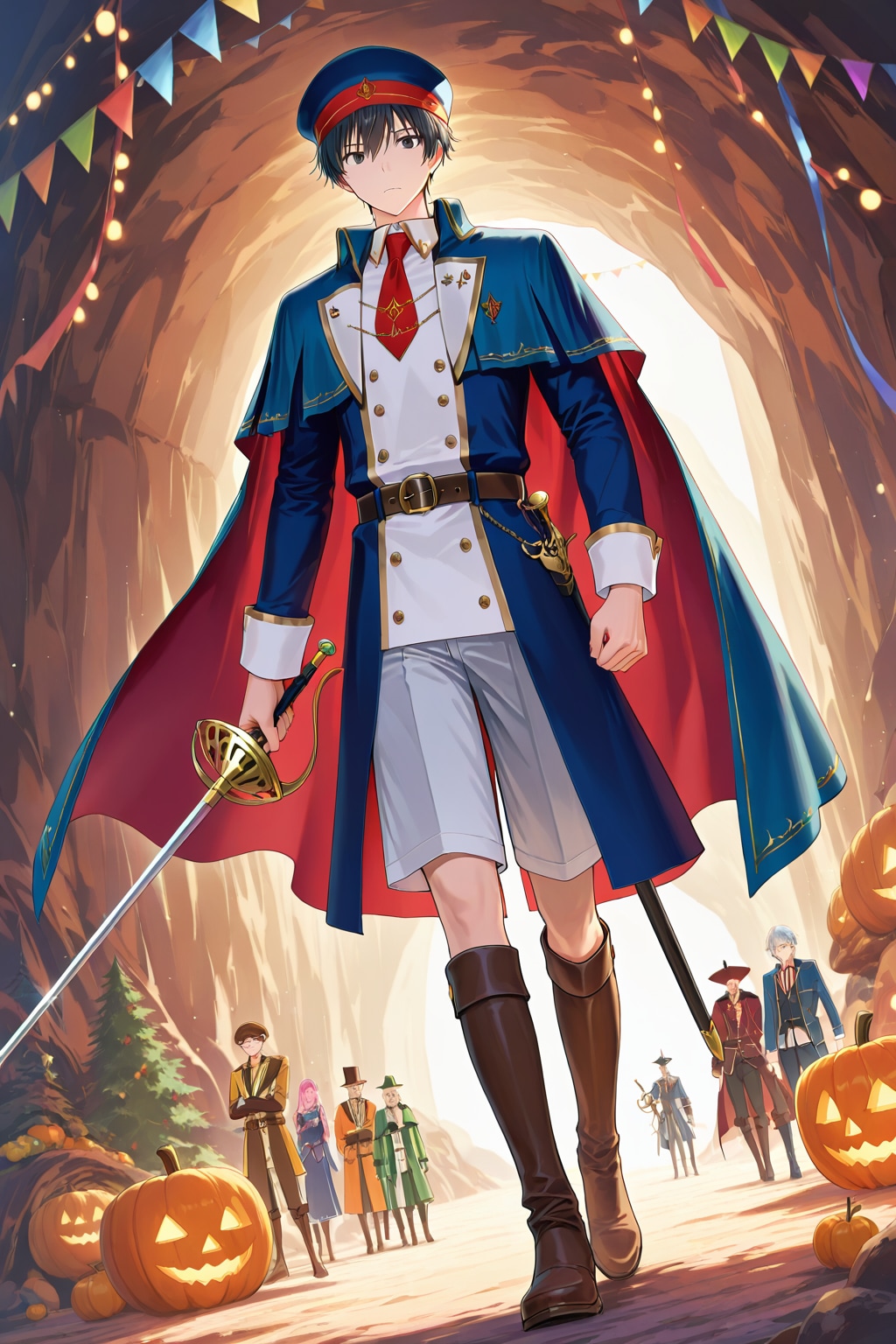 若い男性魔法戦士26.6.1-1 | の人気AIイラスト・グラビア