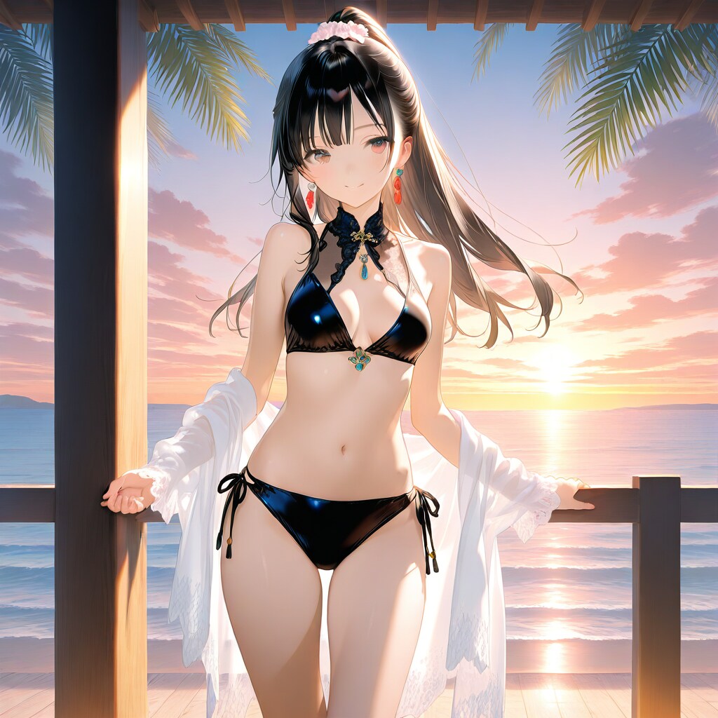 早朝の海は綺麗（２）