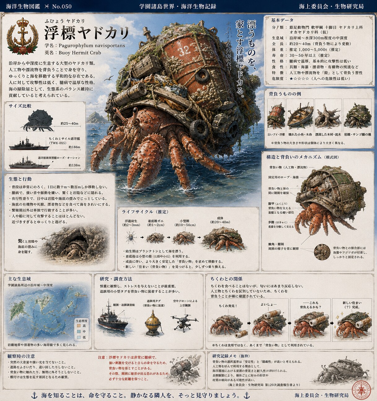 浮標ヤドカリ