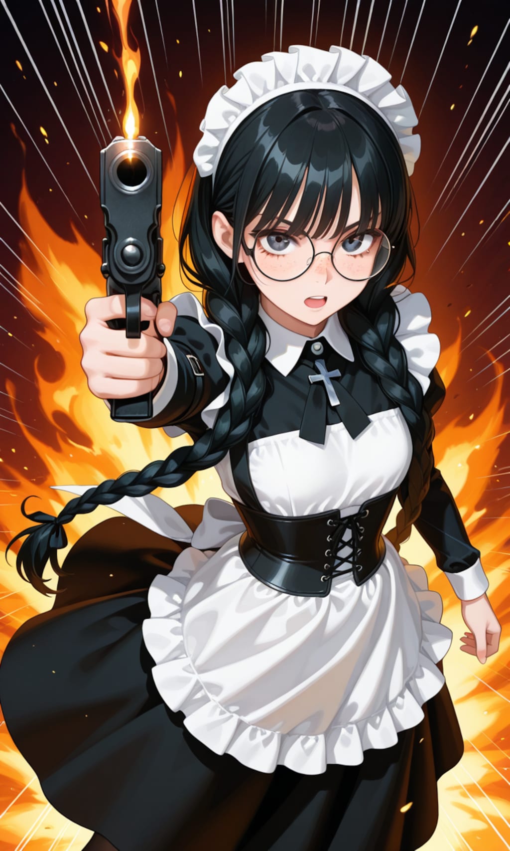 眼鏡っ子_「BLACK LAGOON」ロベルタ